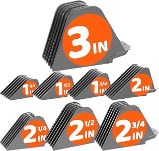 AFANSO Mega 3 Inch Hair Clipper Guards - 8pc Extra Long #10-#24 Combs for Wahl Full Size Clippers, DIY Long Haircuts