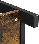 Yaheetech TV Se tenir debout pour TV jusqu'à 45 inch, Centre de divertissement avec tiroir, Table de console de médias avec étagères de rangement, pour salon, cadre en métal, brun rustique