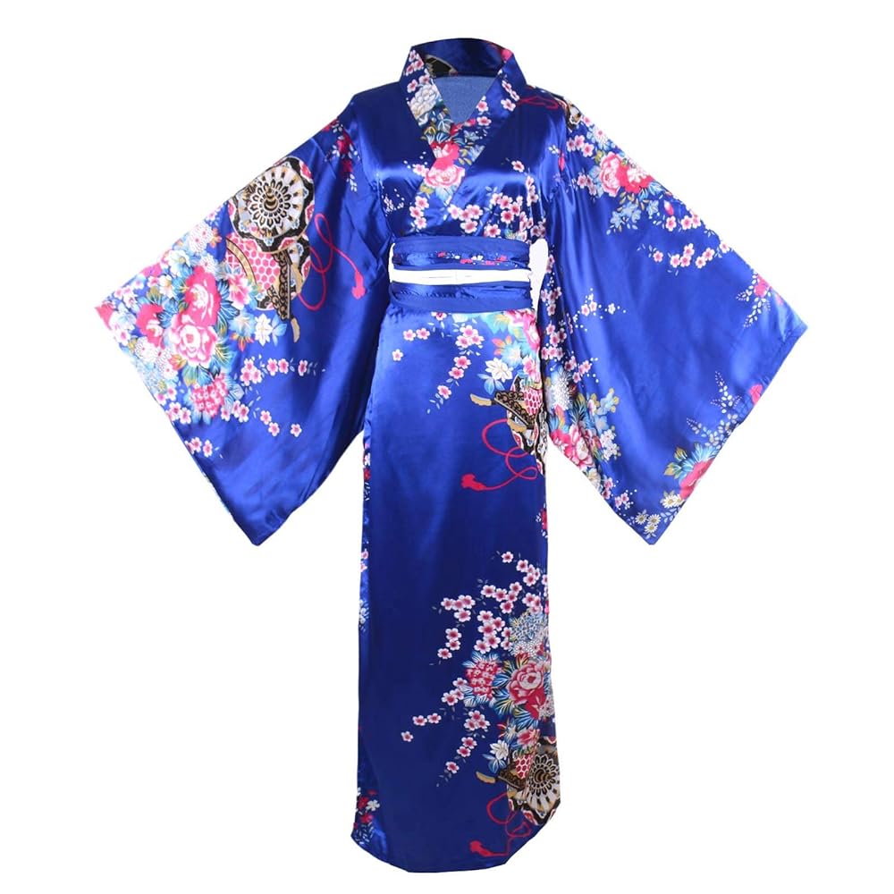 Amazon.co.jp: HONGFU レディース 花魁系 ロング 着物ドレス