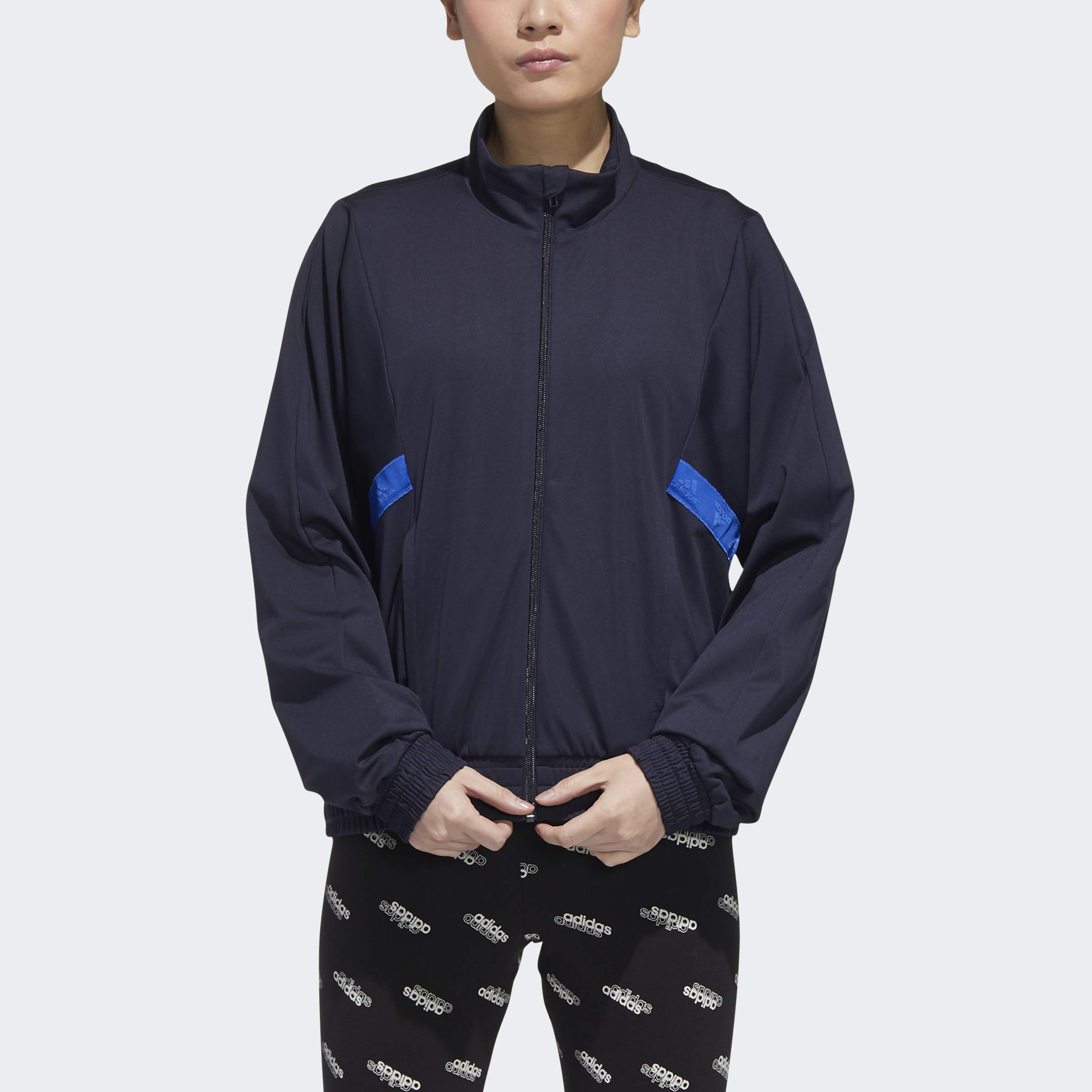 x Zoe Saldana Collection Women's Track Jacket Women's, Blue, Size L