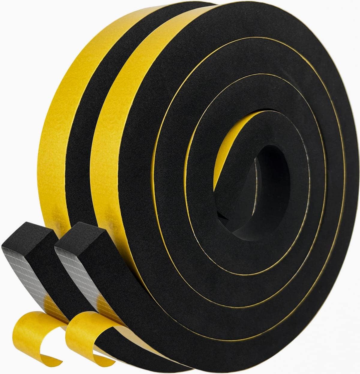 Produktbild von Selbstklebender Gummistreifen 4m X 25mm X 2mm – Neopren-Dichtungsband Mit Kleber, Stoßdämpfend, Wasserdicht, Vielseitig Für Dichtungen, Schutz & Puffer