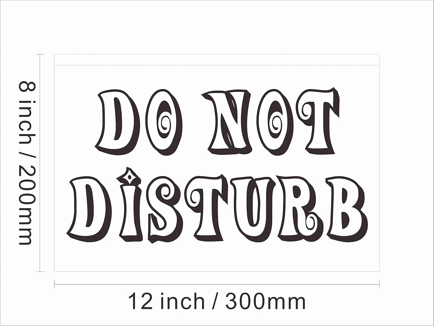 120190 Do Not Disturb Meeting Office Display LED Light Neon Sign (12" X 8", Red) - Image 4
