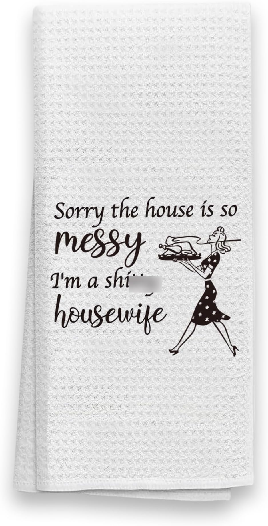 Oudain 4 Pcs Mr and Mrs Kitchen Towels Wedding Towels for