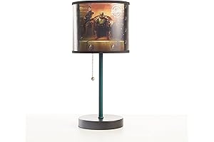 Idea Nuova Star Wars, Boba Fett Stick Table Lamp, with Pull Chain