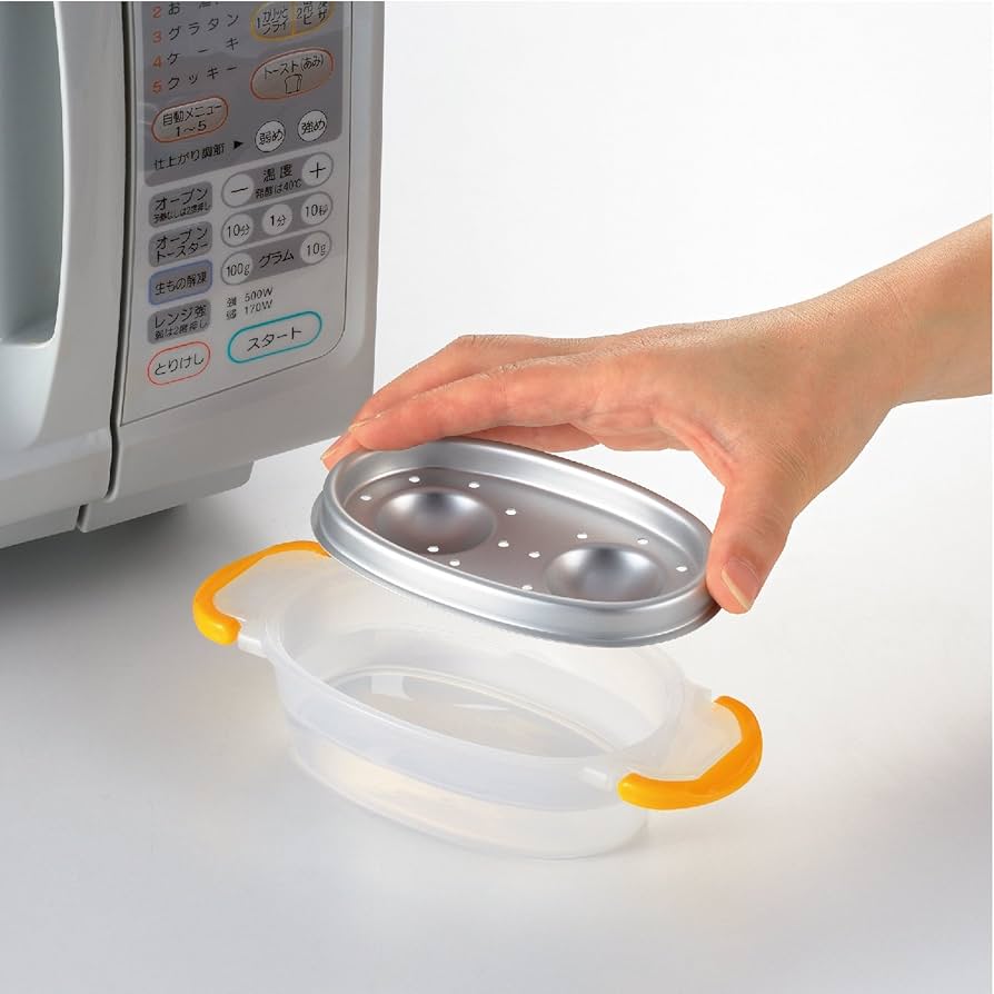 ★セール　　電子レンジ調理器具 2点セット ホワイト ☆セール電子レンジ調理器具 2点セット ホワイト