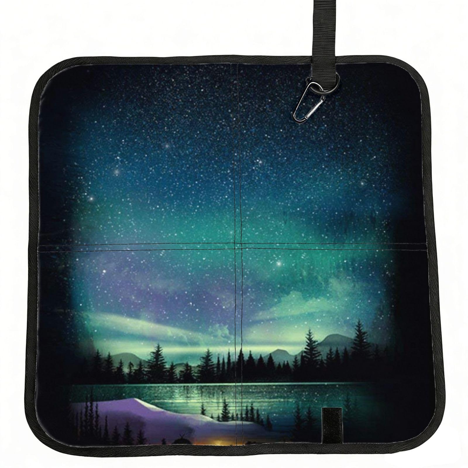 ERCgad Celestial Night Sky Print Foldable Seat Cushion Portable Chair Pad Lightweight Travel Outdoor Office Home