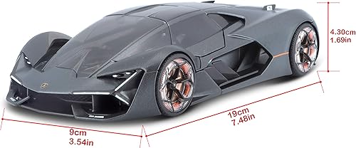 Miniatura 11 de Bburago 1:24 Lamborghini Terzo Millenio - Gris
