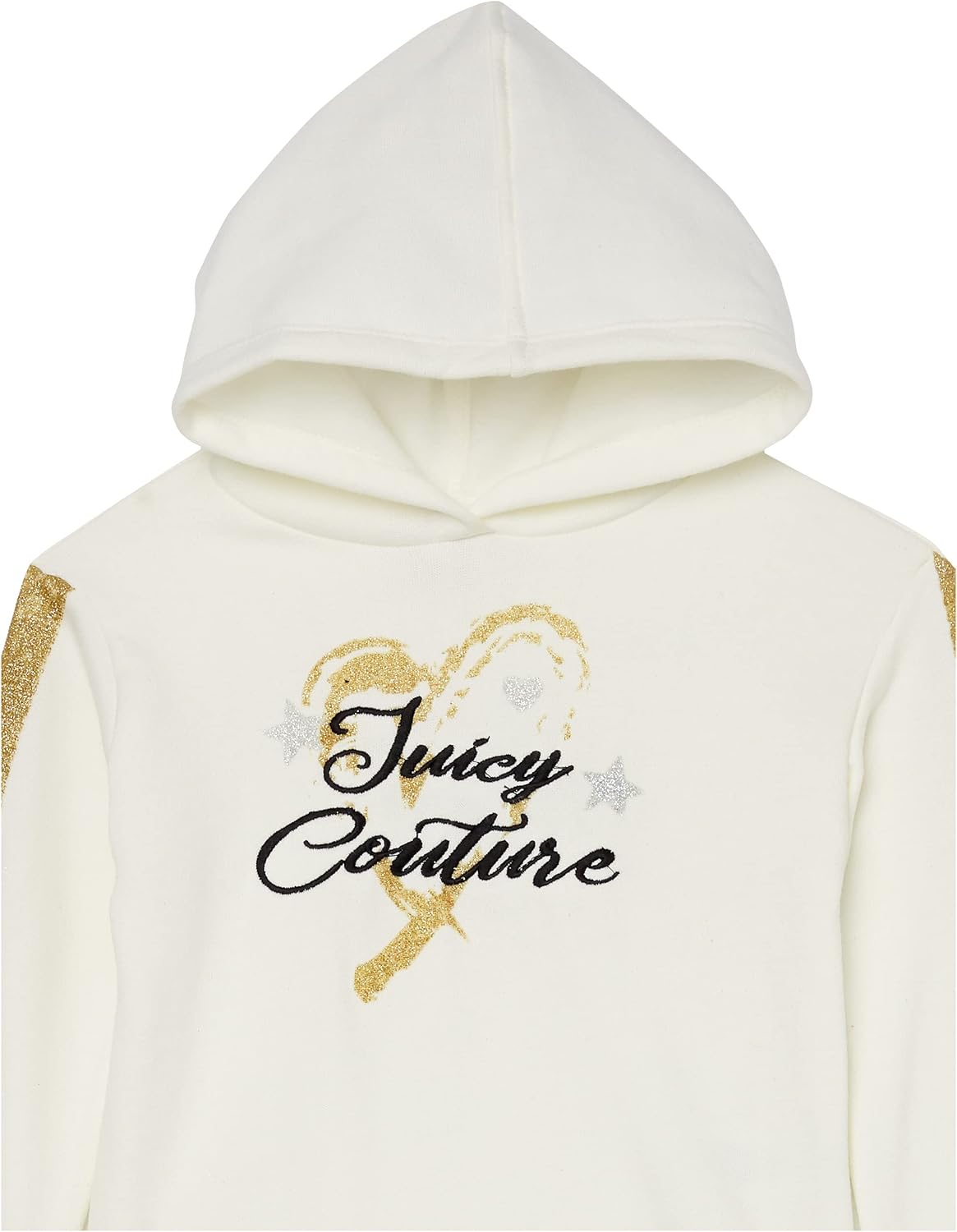 Juicy Couture Girls' 2 Pieces Hooded Jog Set: Clothing, Shoes & Jewelry