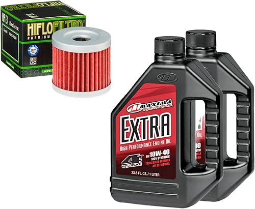 Kit de cambio de aceite para Suzuki 2007 LT-Z90 QuadSport sintético 10W-40