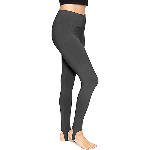 STRETCH IS COMFORT Oh So Soft High Waist Stirrup Leggings, Lightweight and Durable, Multiple Colors for Women and Plus Size