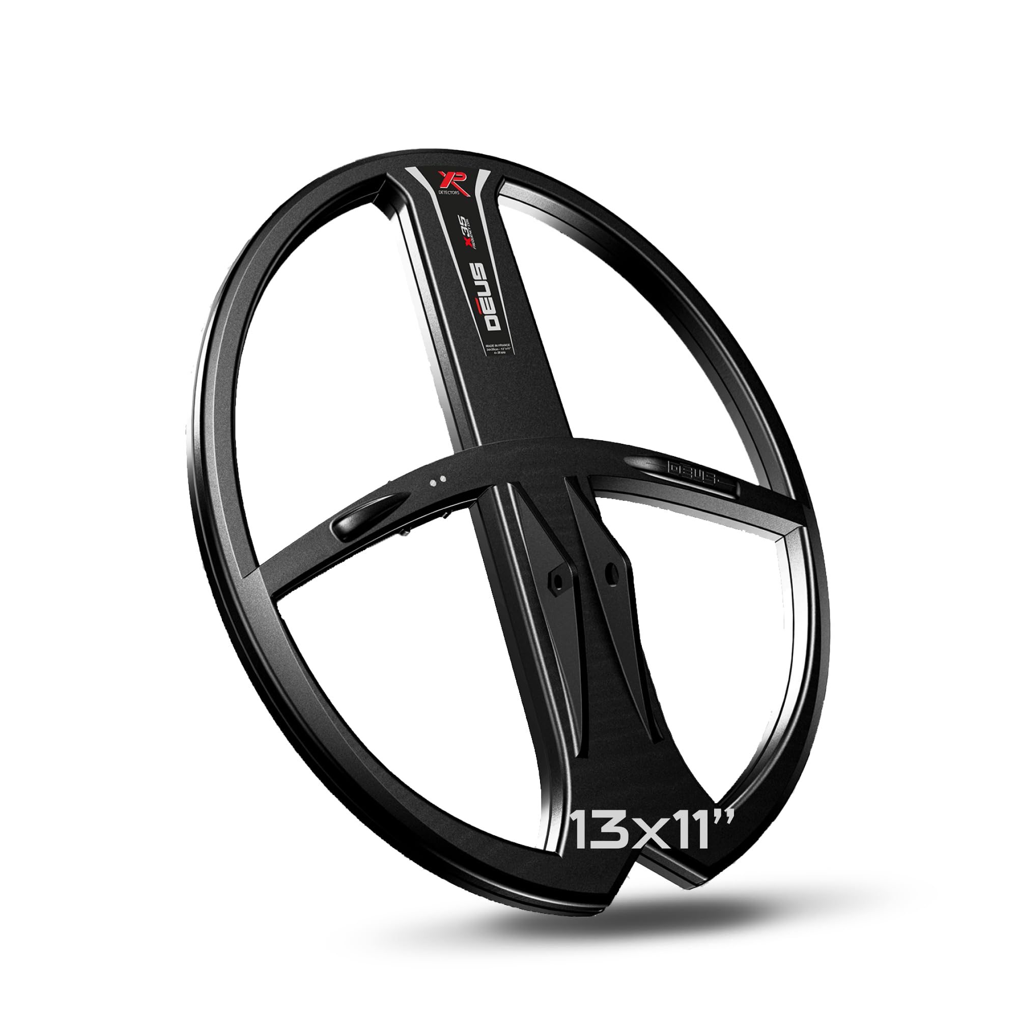 X35 13x11'' Search Coil, 35 Frequencies, Waterproof, Wireless and Compatible with Deus and ORX Metal detectors, Delivered with Coil Cover, Lower Stem, screwing kit (D3428X35)
