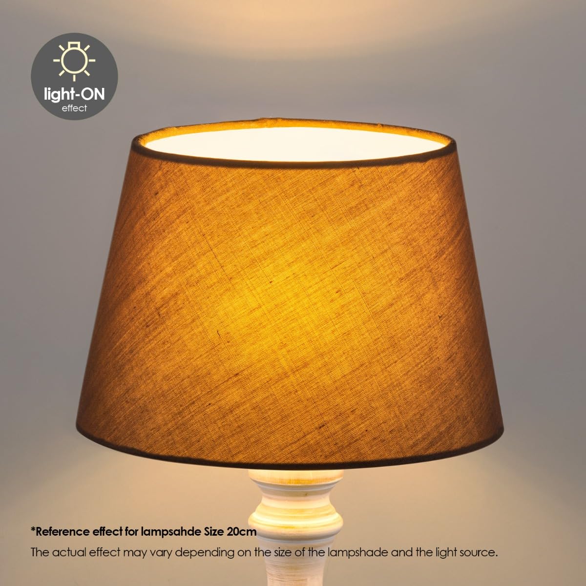 Abat-Jour En Tissu - Abat-Jour En Tissu - Pour Ampoule E27[H4907