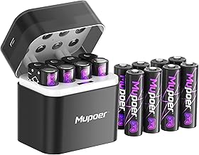 Rechargeable AA Batteries Lithium 16x3000mWh,Xbox Controller Battery Pack 8x6000mWh,1.5V Rechargeable Double A Battery,Long Lasting Lithium Battery with Box for Xbox Series X/S,One X/S,Elite,Blink