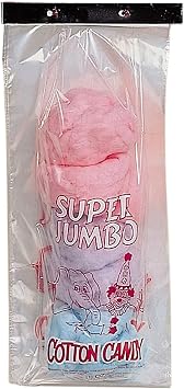 Popcorn Supply Company Gold Medal Super Jumbo Cotton Candy Bags 500/CS 11" W 26" H