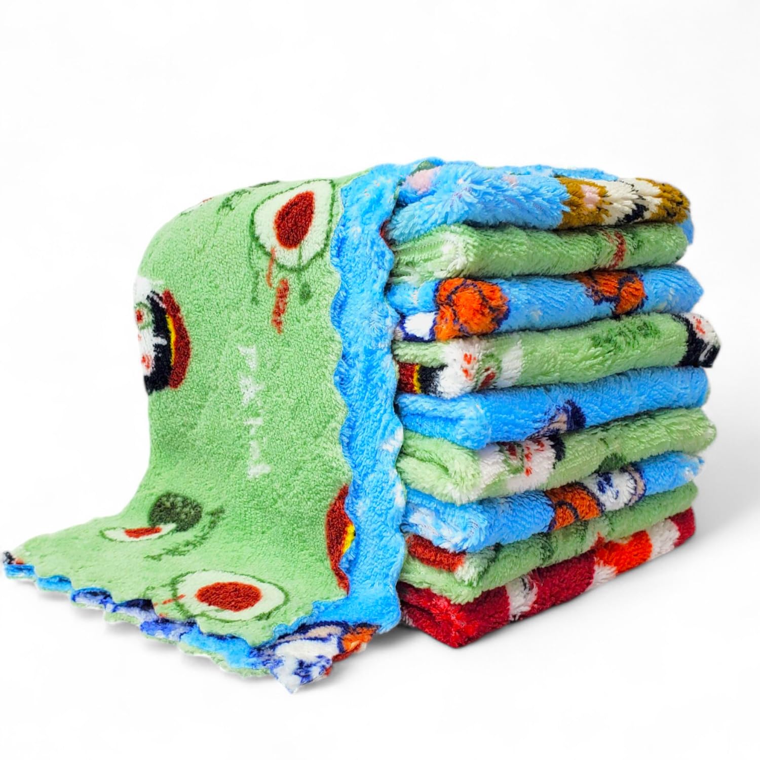 Microfiber Cleaning Cloths - 10pcs (25 x 25 cm), Multicolour, Highly Absorbent | Multi-Purpose wash Cloth for Kitchen, Bike, Home Cleaning, Glass Cleaning Cloth | Kitchen Accessories Items for Home (B0DG8C54ZY) Amazon Price History, Amazon Price Tracker