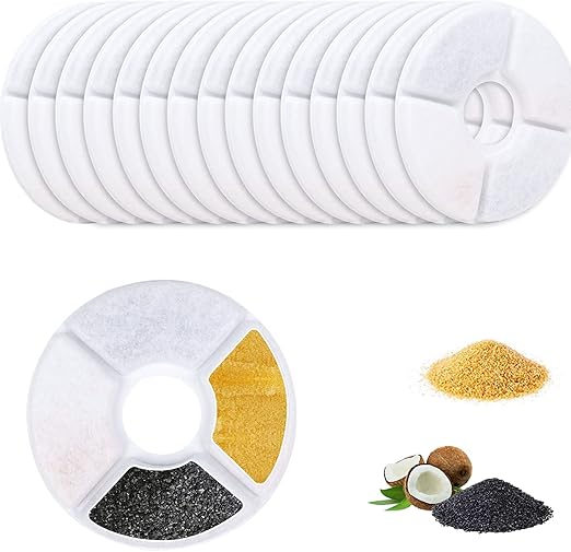 Intpro Cat Water Fountain Filter Replacement 16 Pack