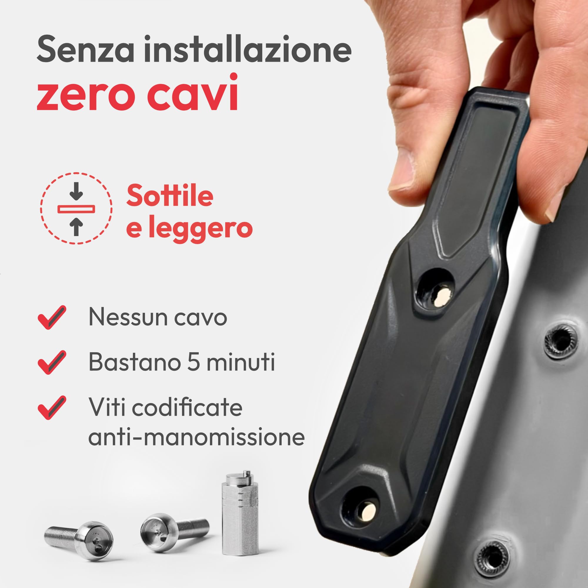 Trackting Bike T8 Antifurto Bici Gps Tracker | Abbonamento annuale richiesto | Tracker Gps Bici ed Ebike con Sensore di movimento, Batteria Ricaricabile, Monitoraggio in Tempo Reale in Caso di Furto