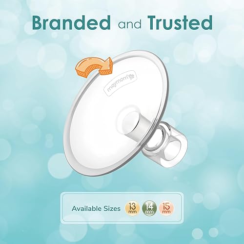Miniatura 63 de Protectores Maymom MyFit de 0.354 in, serie Pano; compatible con extractor de leche Medela, PersonalFit, Freestyle, Harmony, Maxi, Freestyle Flex