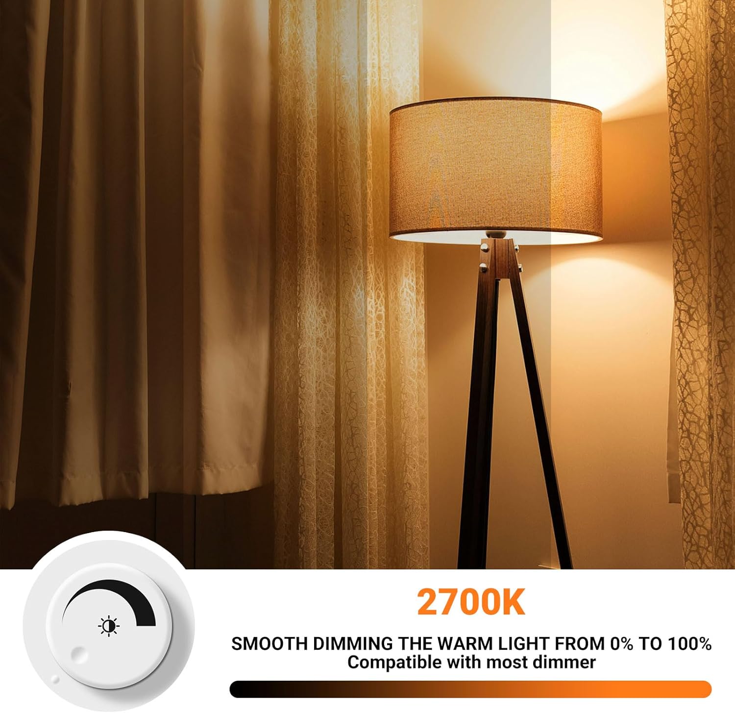 G25 LED Globe Light Bulbs Dimmable,5.5W(60W Equivalent) 650LM, 2700K Soft Warm White Vintage Filament Bulbs Clear Glass Medium E26 Base,LED Edison Vanity Light Bulbs for Bathroom Makeup Mirror,6 Packs