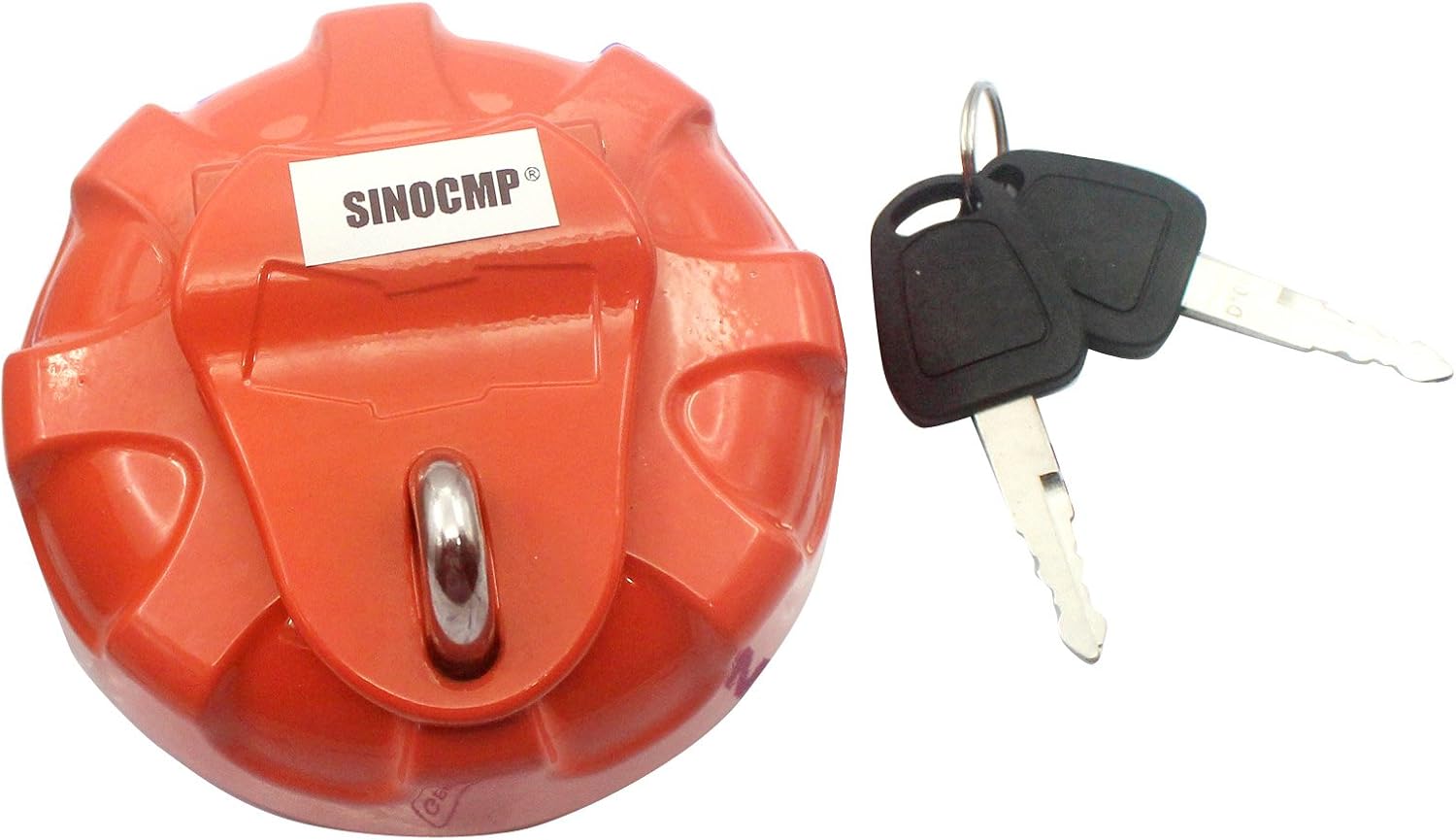 SINOCMP 110911-00126 Fuel Tank Cap Ass'y 2 Keys for Daewoo Doosan DH300 Excavator Parts