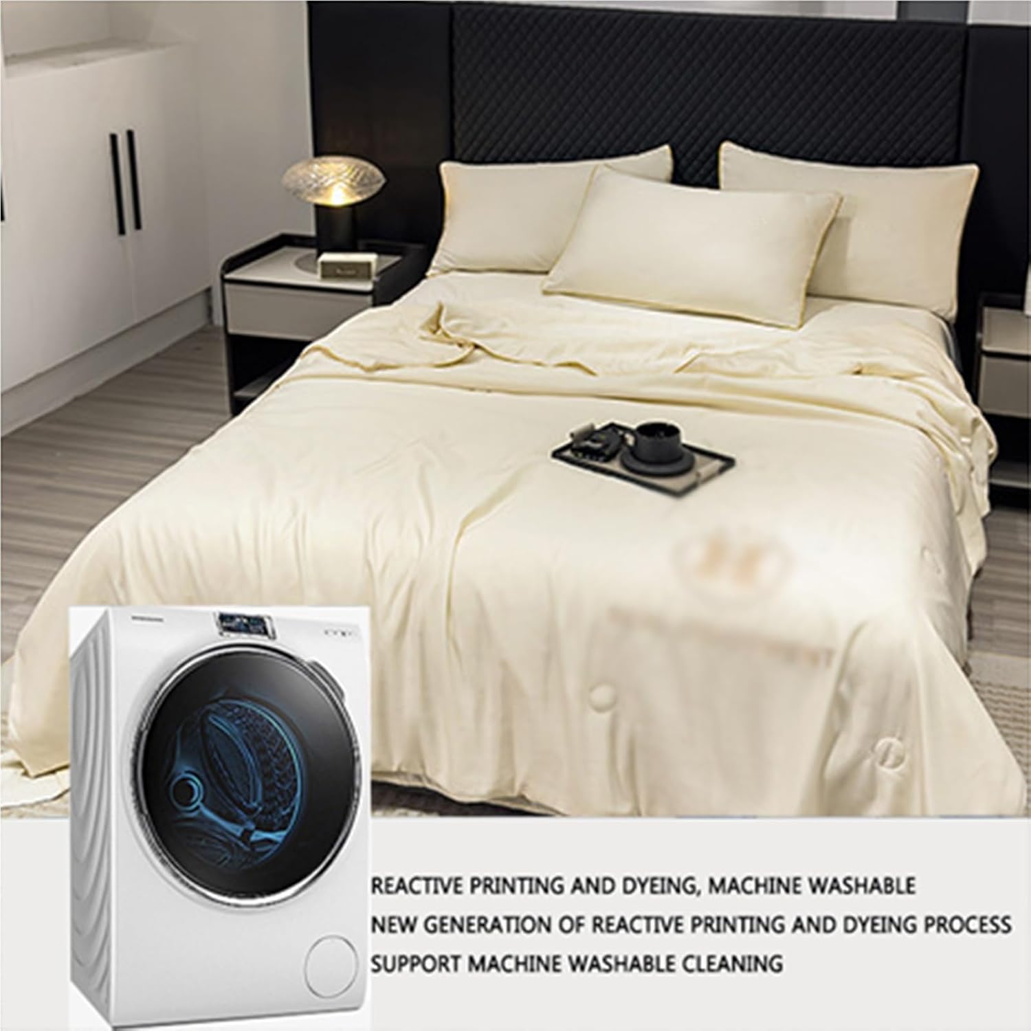 Summer Simple Ice Silk Quilt, Air Conditioning Quilts For Sleeping, Summer Cooler Quilt, Cool And Comfortable Washable, Easy To Clean, For All-Season Lightweight(B,150x200cm)