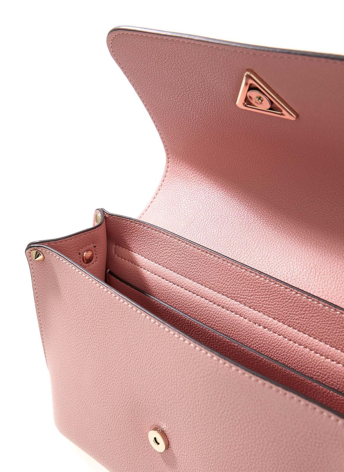 GUESS bolso de hombro bolso bandolera Meridian II Flap Crossbody Bag Coral Pink
