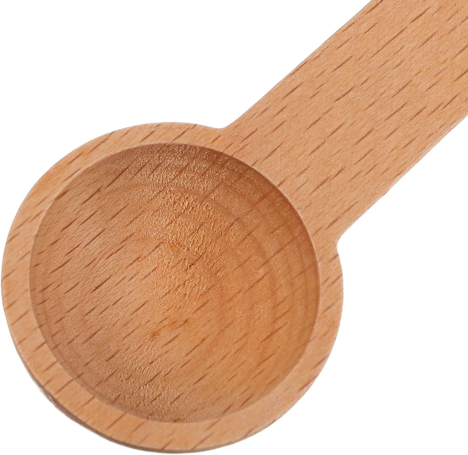 4pcs Solid Wood Coffee Scoop Measuring Spoons for Ground Coffee Espresso Tea Milk Powder Baking Kitchen Use