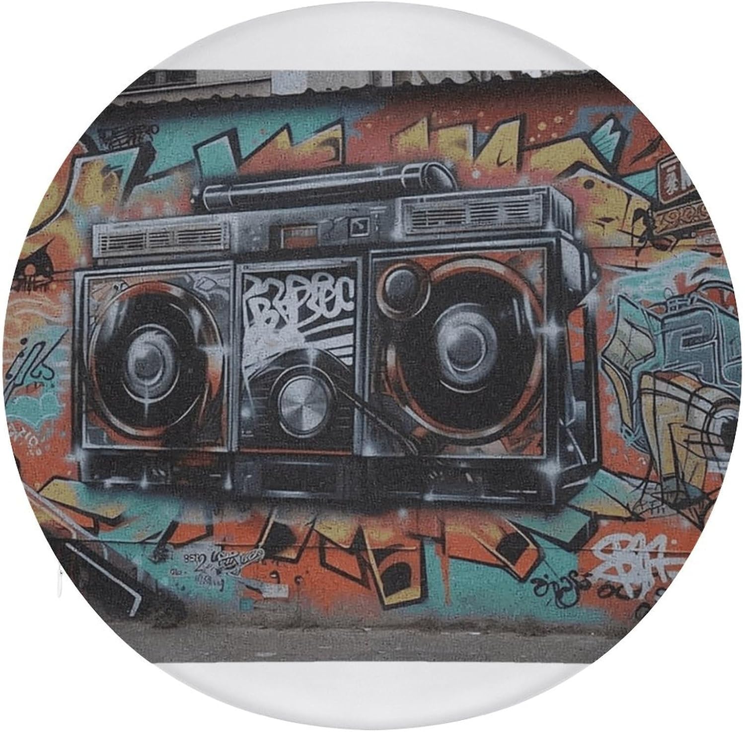 Graffiti Hip Hop Digital Chair Cushions Floor Pillow Chair Pad