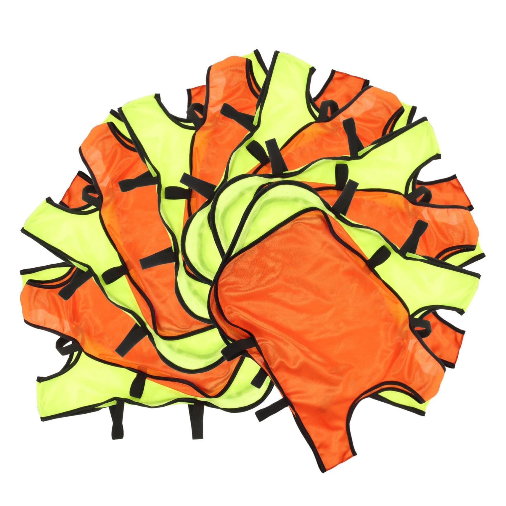 Mipcase Men's Soccer Training Vests 12pcs Soccer Pinnies Lightweight Design for Boys and Girls Machine Washable