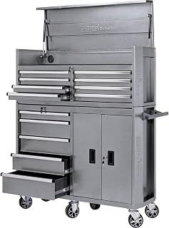 Draper Expert 13 Drawer Roller Cabinet and Tool Chest Combination Metallic