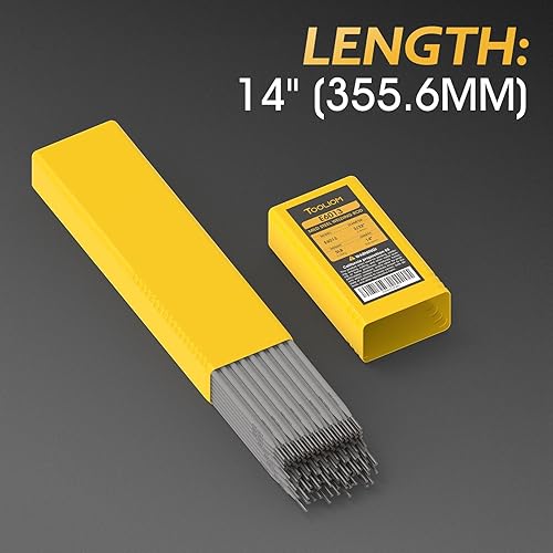 Miniatura 3 de TOOLIOM E6013 Varilla de soldadura 332" 5LB Electrodos de varilla de acero al carbono