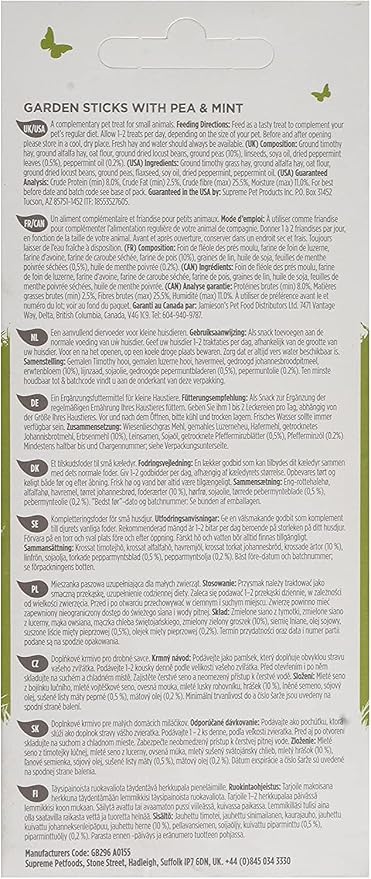 Supreme Selective Naturals Garden Sticks 2.1 oz Pack de 12 miniatura 2