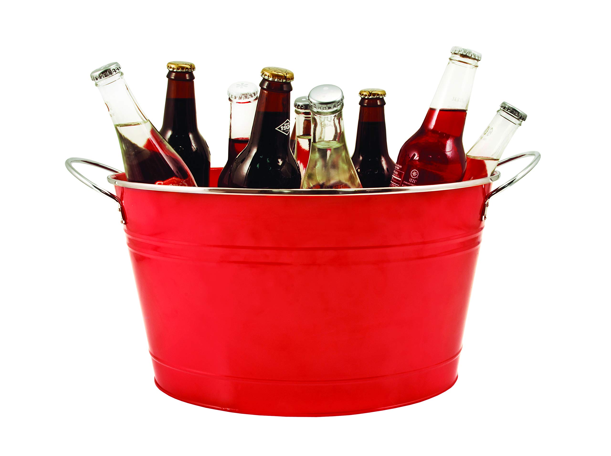 Country Home: Big Red Galvanized Tub