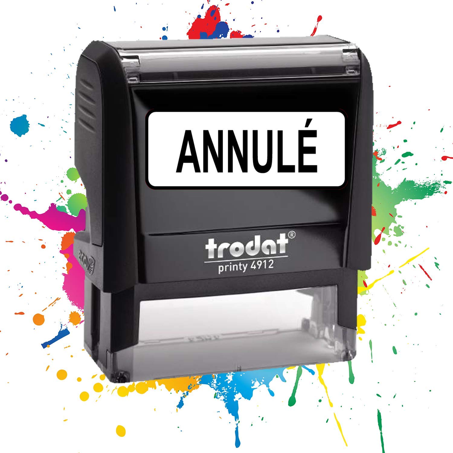 Trodat 4912 Professional Ink Pad – Pre-determined Text – 47 x 18 mm – 19 Designs Available (CANCELLED)