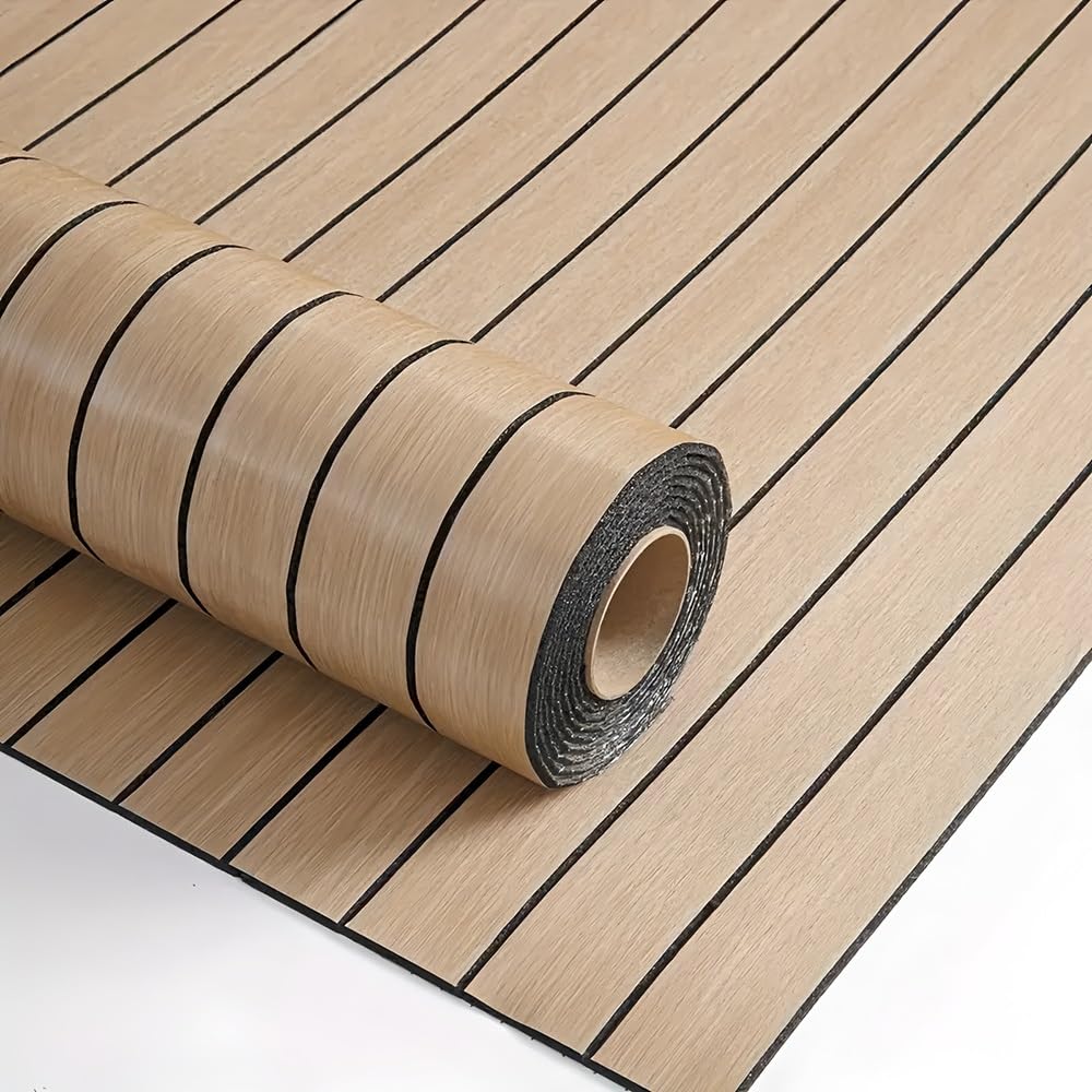 Paneles de pared autoadhesivos de espuma de PVC estriado 3D, diseño de listones de madera sintética para decoración de interiores, despegar y pegar, fácil instalación, 40 x 300 cm