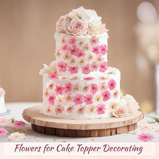 96 Flores Secas Comestibles Prensadas para Decorar Pasteles y Artesanías miniatura 2