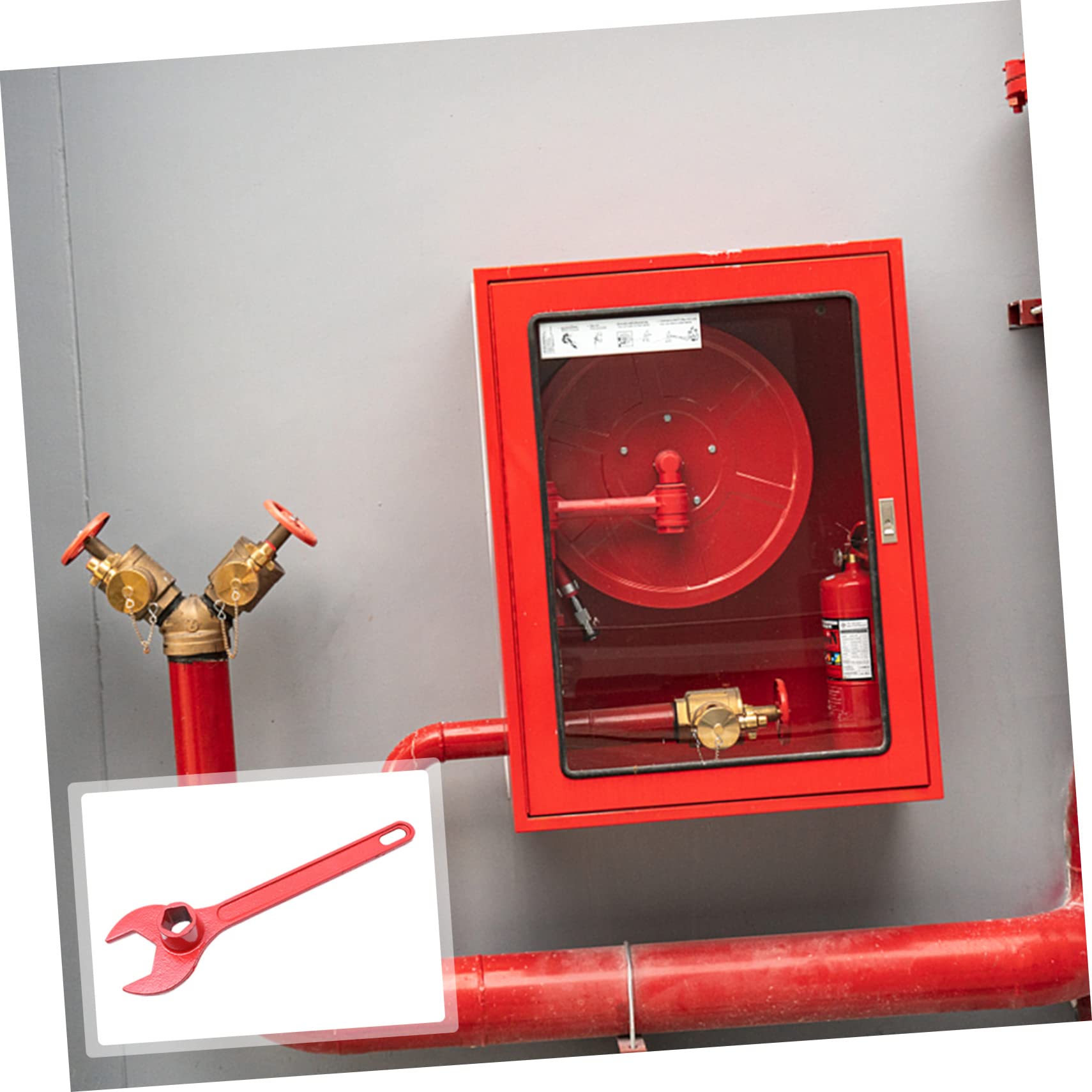 SHINEOFI Llave Para Boca De Incendios De Fundido Llave Para Hidrantes Accesorios Para Hidrantes Para Uso Exteriores Instalaciones De Bomberos