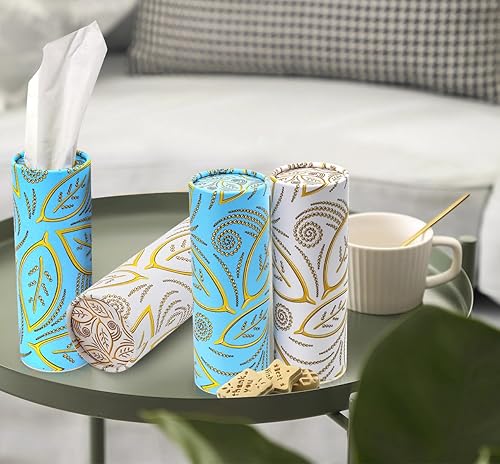 Miniatura 6 de Cilindro de pañuelos de automóvil, repuestos de pañuelos de automóvil, 21 paquetes de recambios de servilletas para soporte de pañuelos de visera de