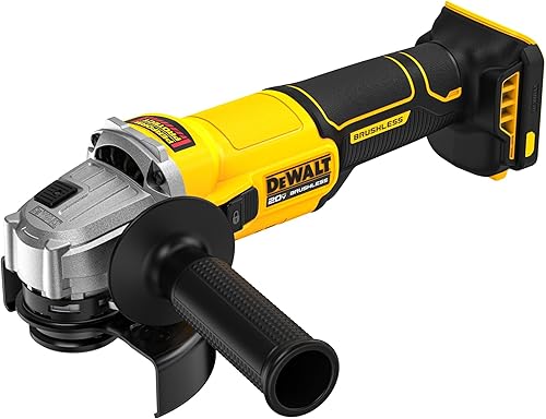 Miniatura 5 de DEWALT Amoladora angular de alimentación inalámbrica de 20V MAX de 4 12 pulgadas con interruptor deslizante, solo herramienta desnuda (DCG407B)