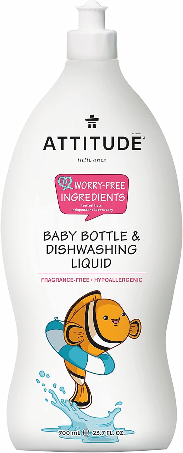 ATTITUDE Little Ones, Baby Bottle & Dishwashing Liquid