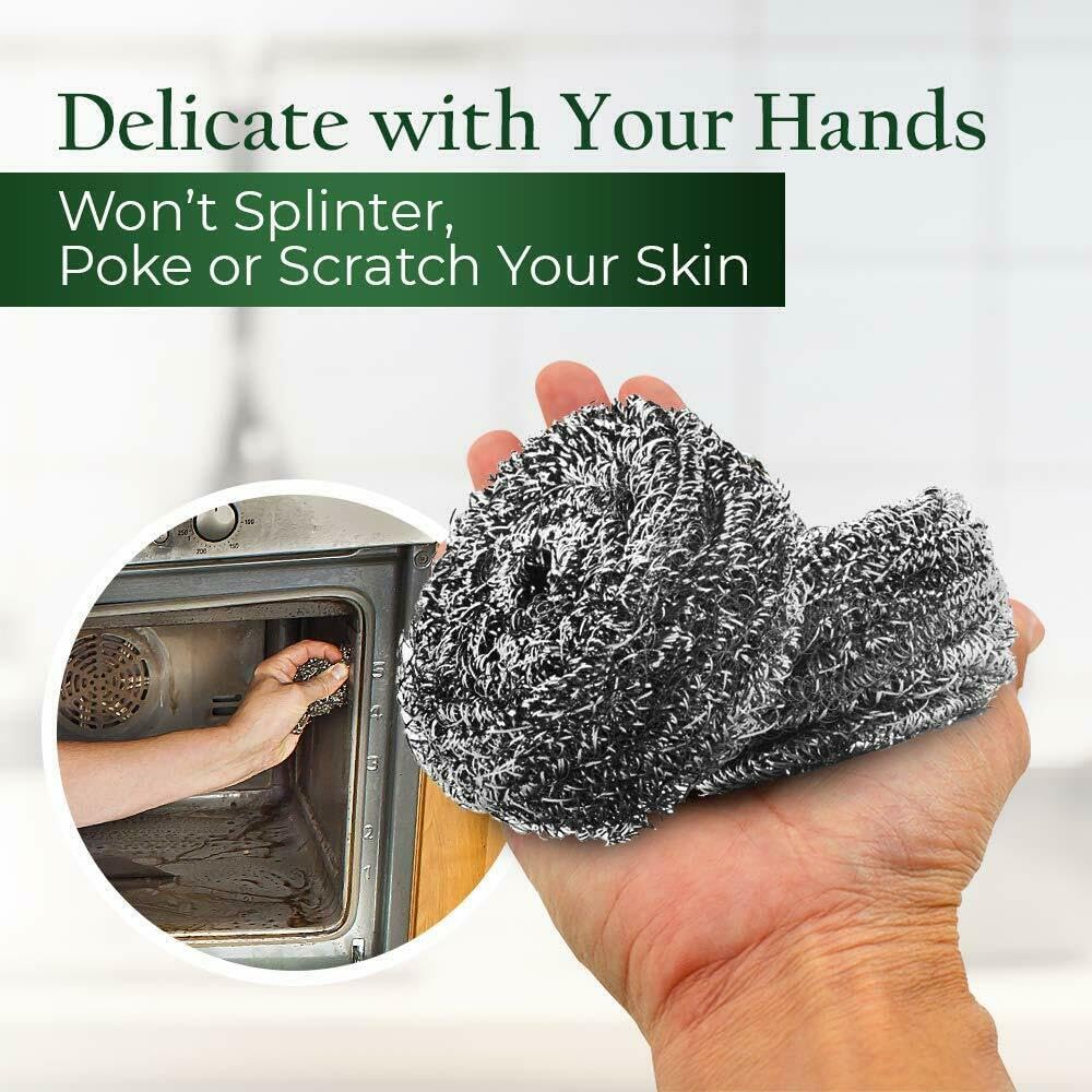 Stanley Degreaser Concentrate with Stainless Steel Scrubbers – Heavy Duty Cleaner for Grease, Grime, Pots, Pans & Kitchen Surfaces (with Sponges)