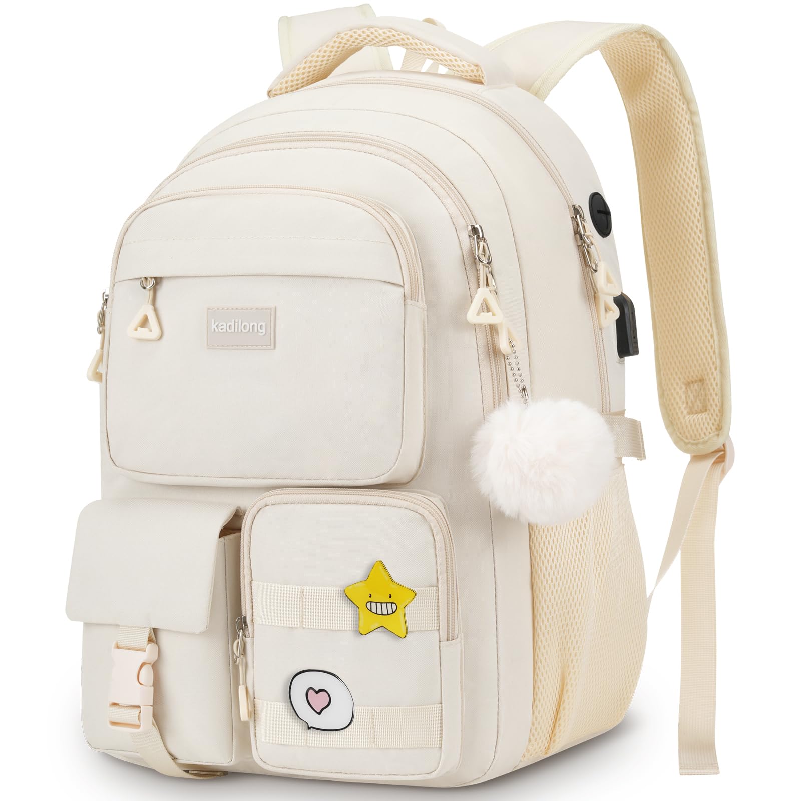 Amazon.com: kadilong Cute Middle High School Bags Bookbag for Teen