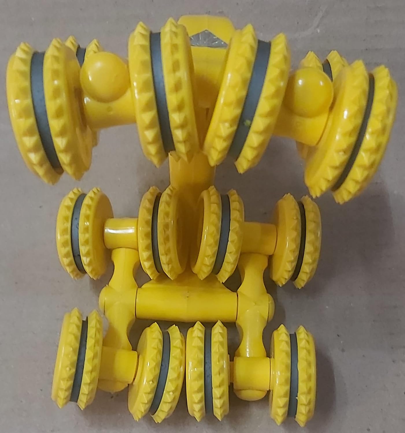 ACUPRO Health Care System ACS Body Care Magnetic Masser 16 wheel pyramid points iind yellow ACUPRO Health Care System ACS Body Care Magnetic Masser 16 wheel pyramid points iind yellow