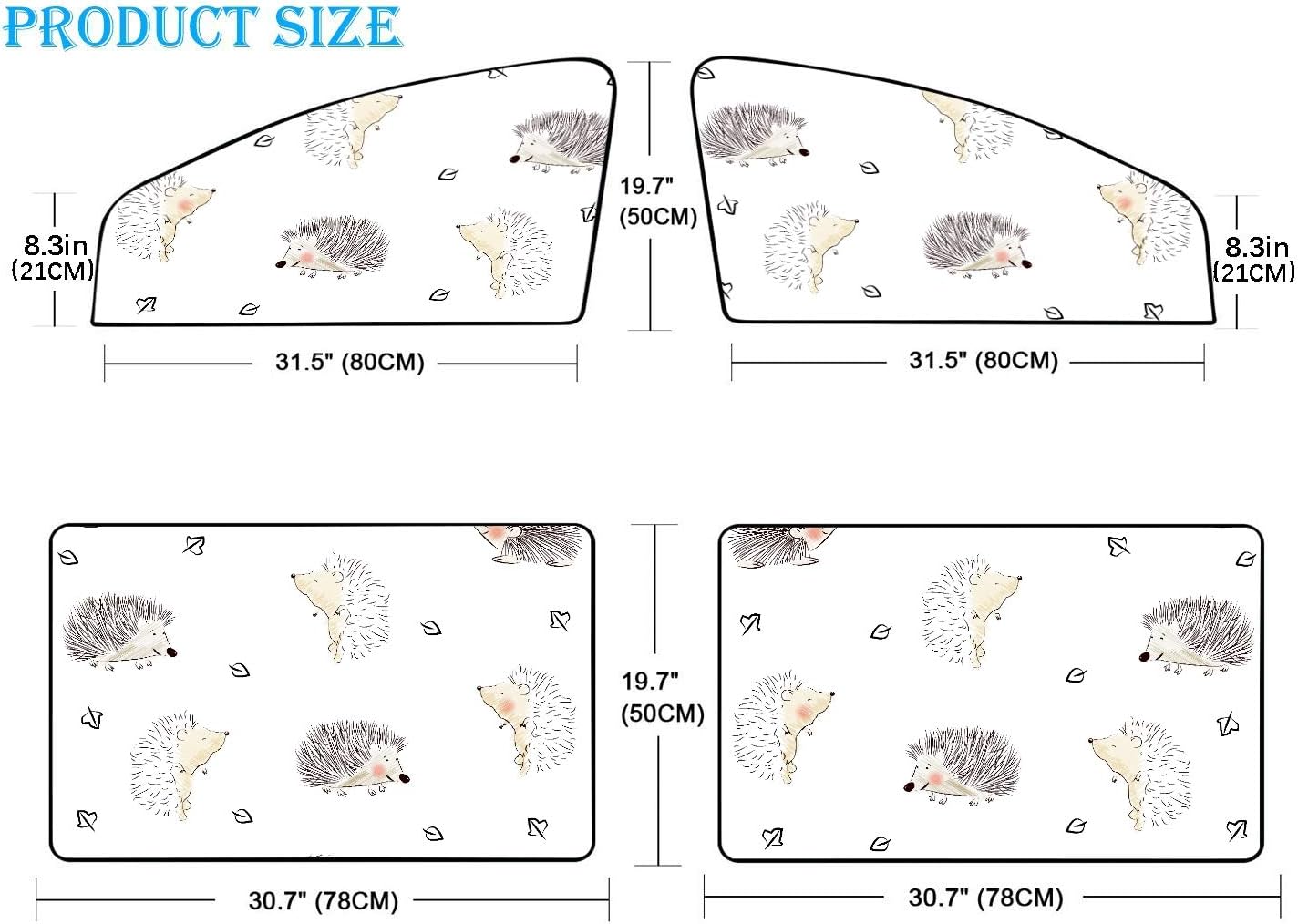 Tendalino parasole per auto per il finestrino lato guida