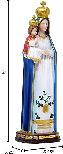 Miniatura 2 de Estatua de Nuestra Señora de la Candelaria, resina finamente detallada, figura de 12 pulgadas de alto #VM-75564