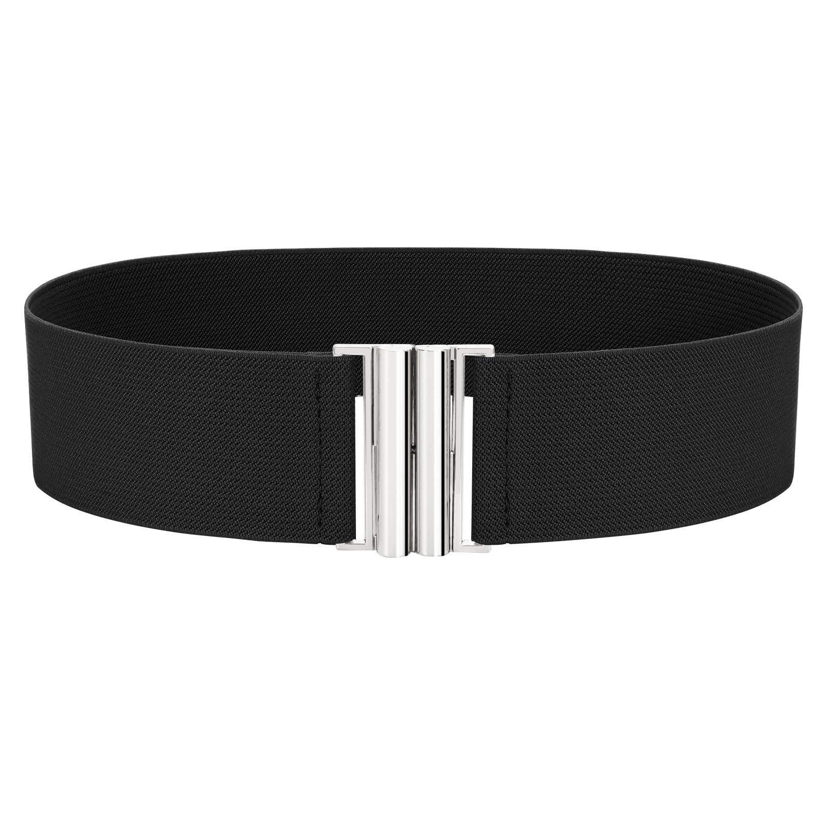 VONMELLI Wide Elastic Stretchy Belts for Women Trimmer Stretch Waistband Retro Waist Belt for Dresses