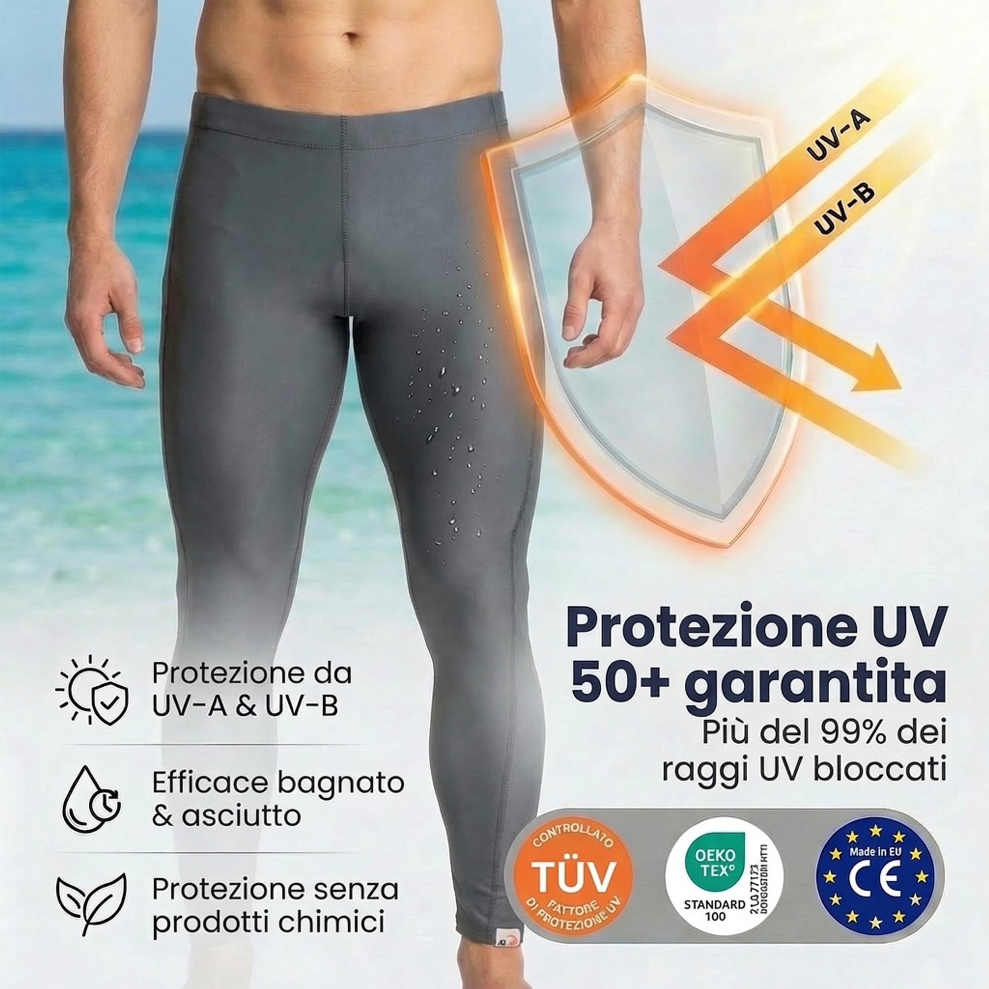iQ-UV 300 pantaloni da nuoto da uomo