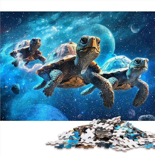 Foto 2 de 8 de Tortugas en el Espacio Puzzles de 2000 Piezas para Adolescentes Juguete de desafío de Juego Educativo Toda…