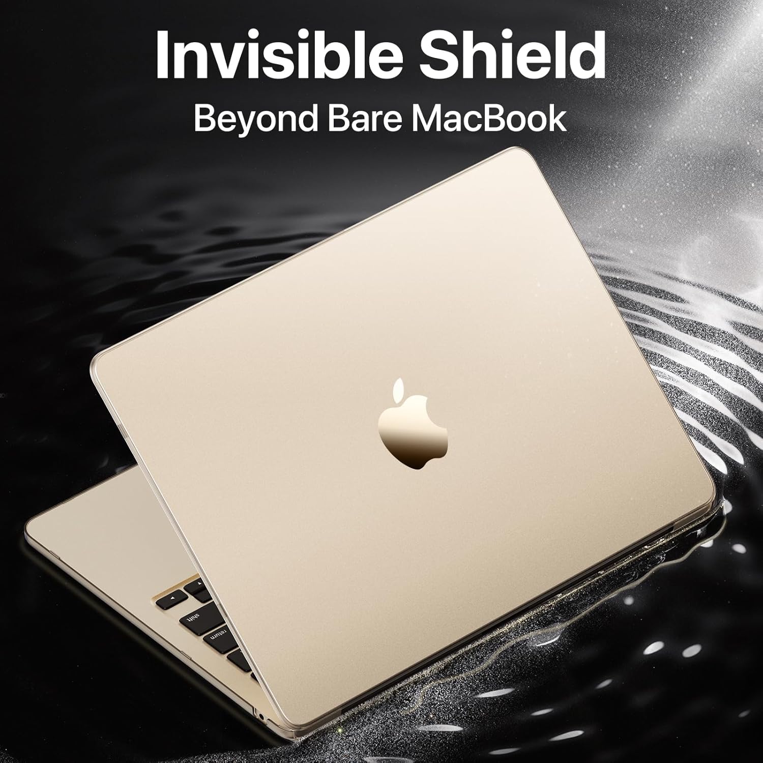 Macaset for MacBook Air 15 inch Case | M5 M4 M3 M2 2026-2023 | Official Starlight | 100% Color Match | Protective Hard Shell Cover | Laptop A3448 A3241 A3114 A2941 | Starlight Clear