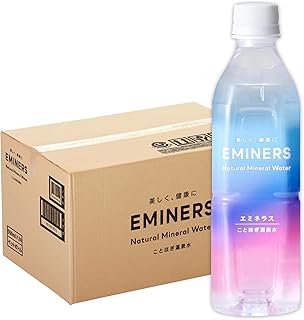 飲む天然美温泉水 EMINERS（エミネラス）500ml・24本入 【iTQi 優秀味覚賞/JAPAN AQUA AWARDS 連続金賞受賞】ことほぎ温泉水 (24本入り)